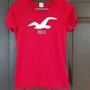 Red Hollister Tee